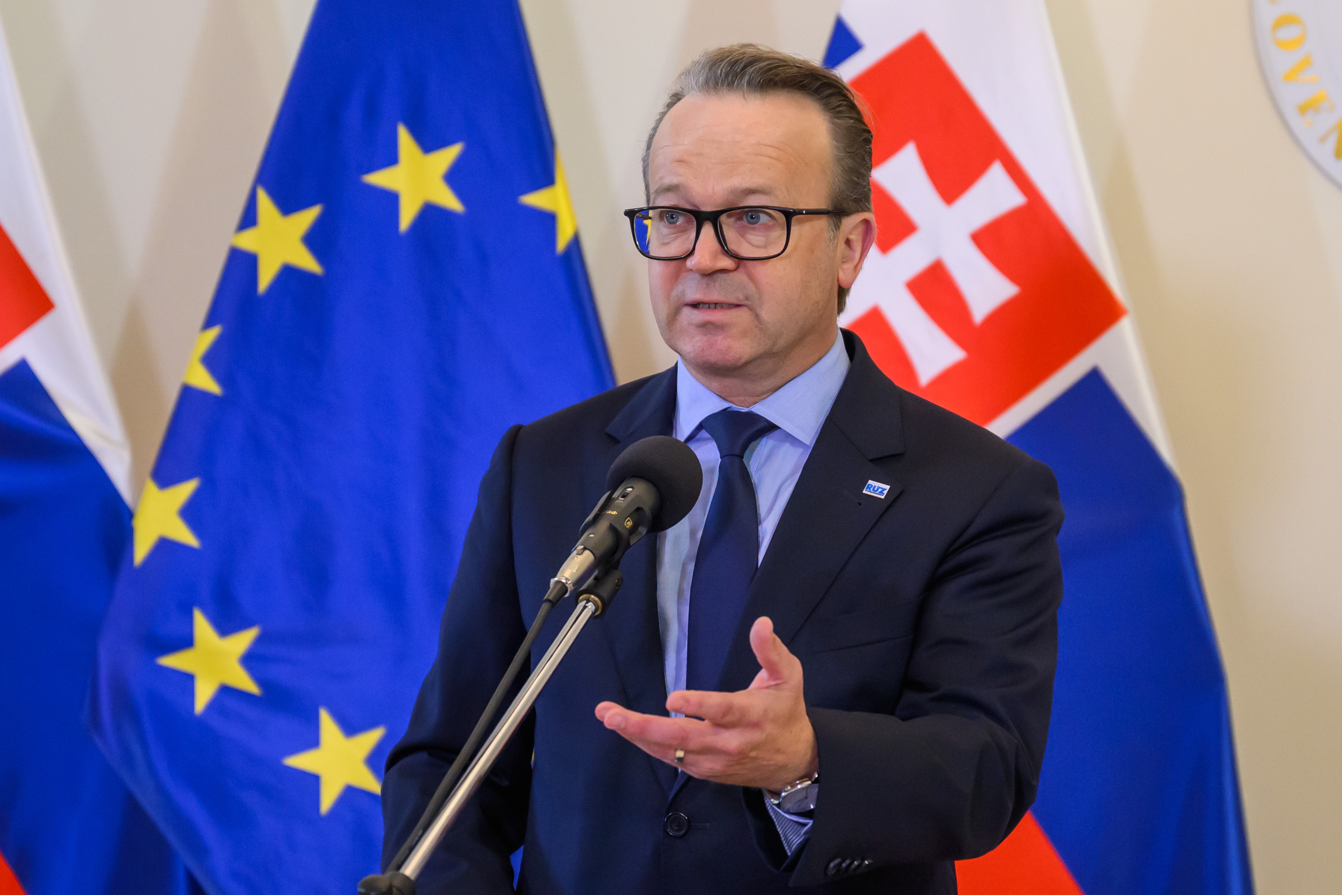 Prezident Republikovej únie zamestnávateľov (RÚZ) Miroslav Kiraľvarga